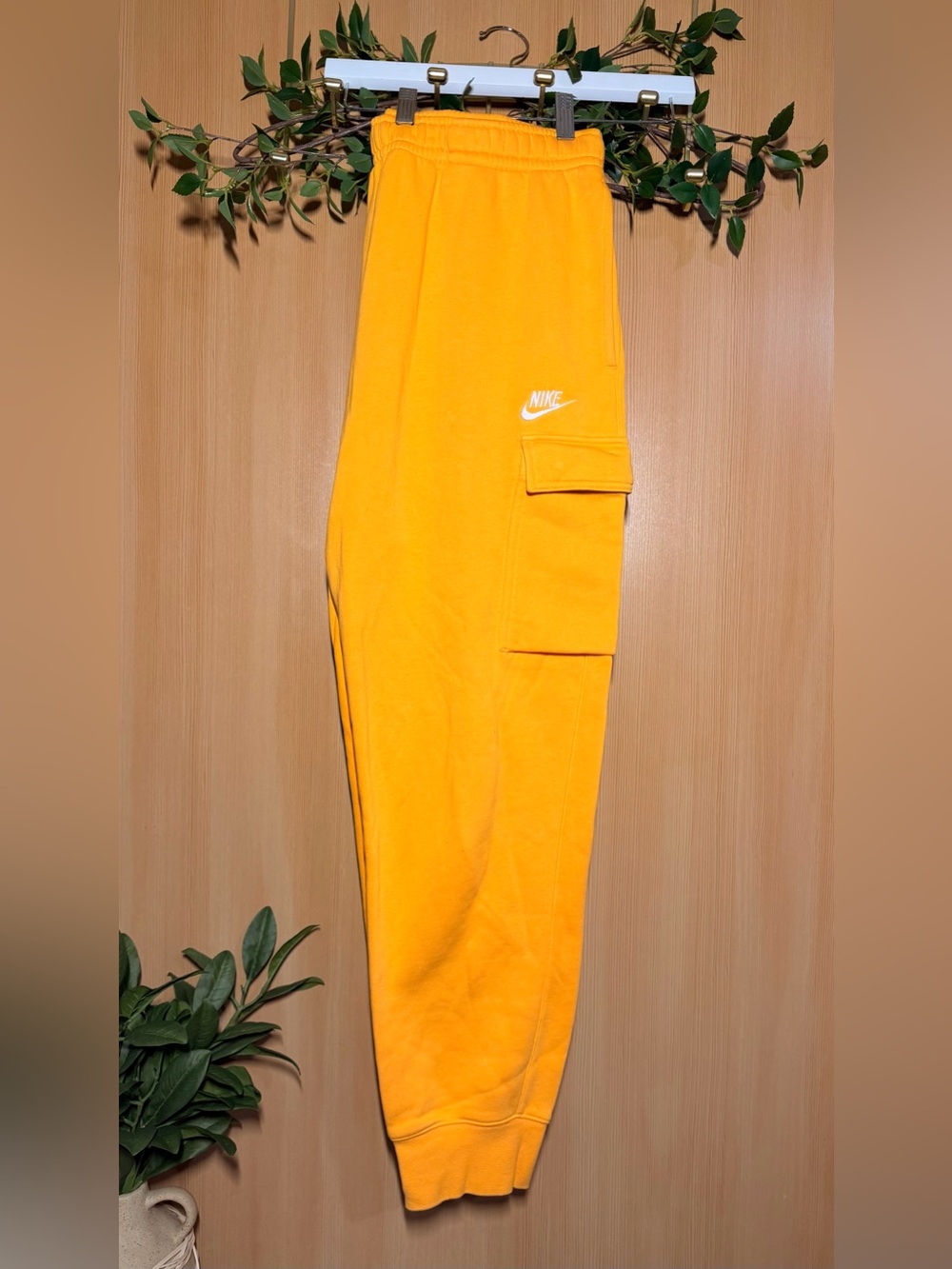 Nike Orange Cargo Sweatpants